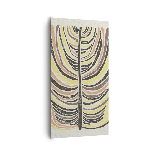 Obraz na plátne - Abstrakcia plná života - 65x120 cm