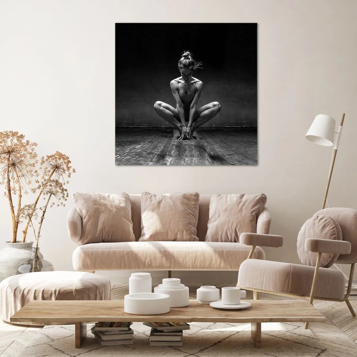 Obraz na plátne - Koncentrácia tanečnej energie - 60x60 cm