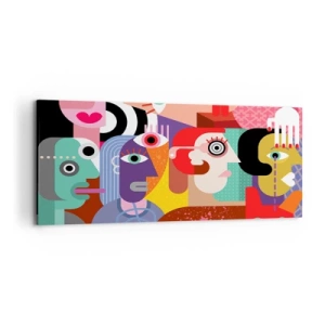 Obraz na plátne - My od pána Picassa - 120x50 cm