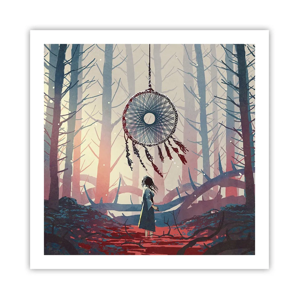 Plagát - Tajný rituál šťastia - 60x60 cm