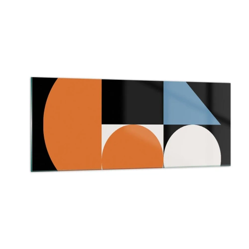 Obraz na skle - Figurínový systém - 100x40 cm