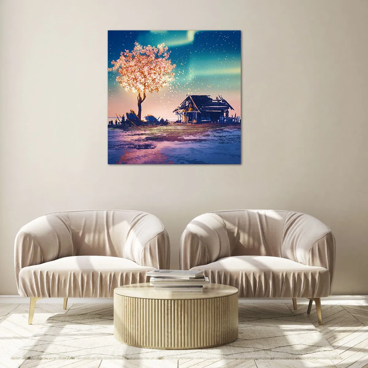 Obraz na skle - Príroda neskončí - 70x70 cm