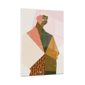 Obraz na skle - Človek – zložitá bytosť - 50x70 cm