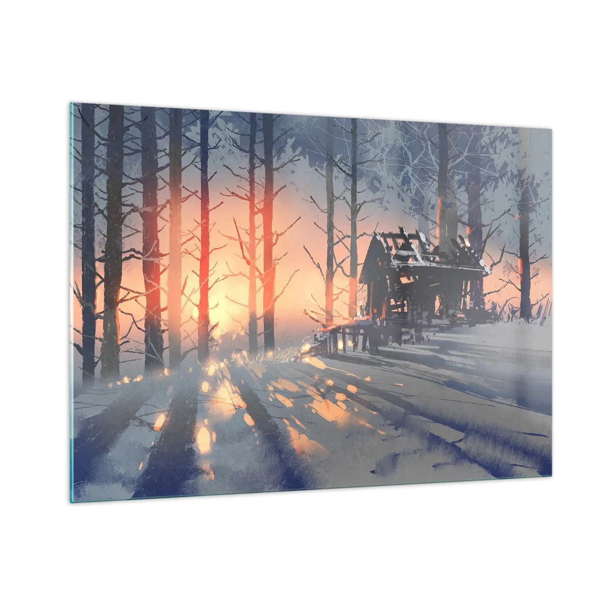 Obraz na skle - Pozerá sa tu iba slnko - 100x70 cm