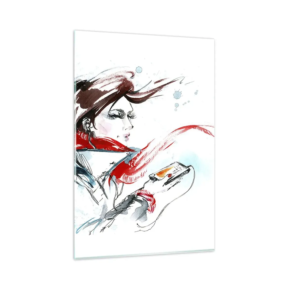 Obraz na skle - Niečo vo mne hrá - 80x120 cm