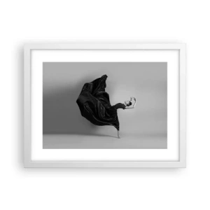 Plagát v bielom ráme - Okrídlený hudbou - 40x30 cm