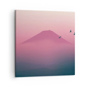 Obraz na plátne - Pútnici nad oblakmi - 50x50 cm