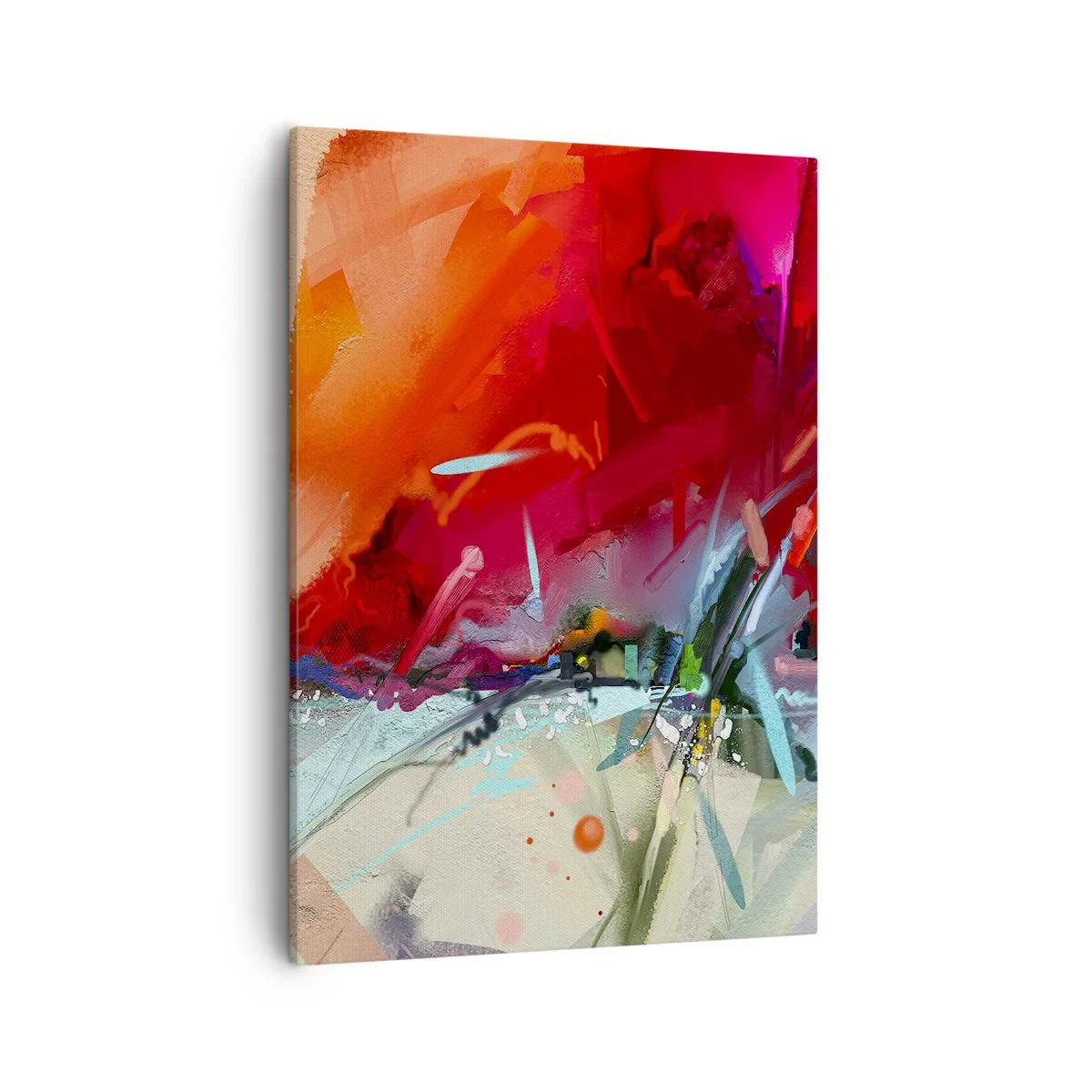 Obraz na plátne - Explózia svetiel a farieb - 50x70 cm