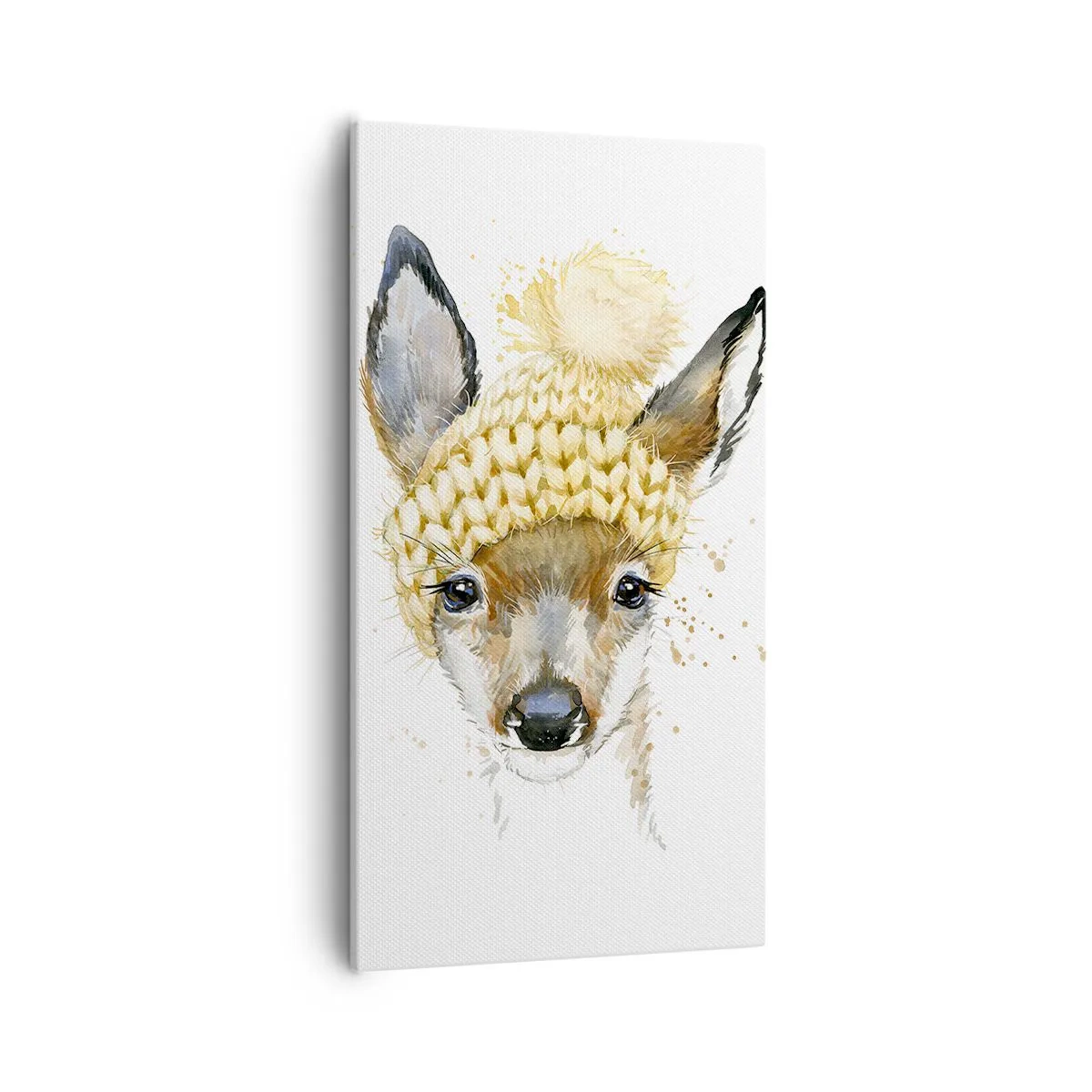 Obraz na plátne - V zime v snežnom lese - 55x100 cm