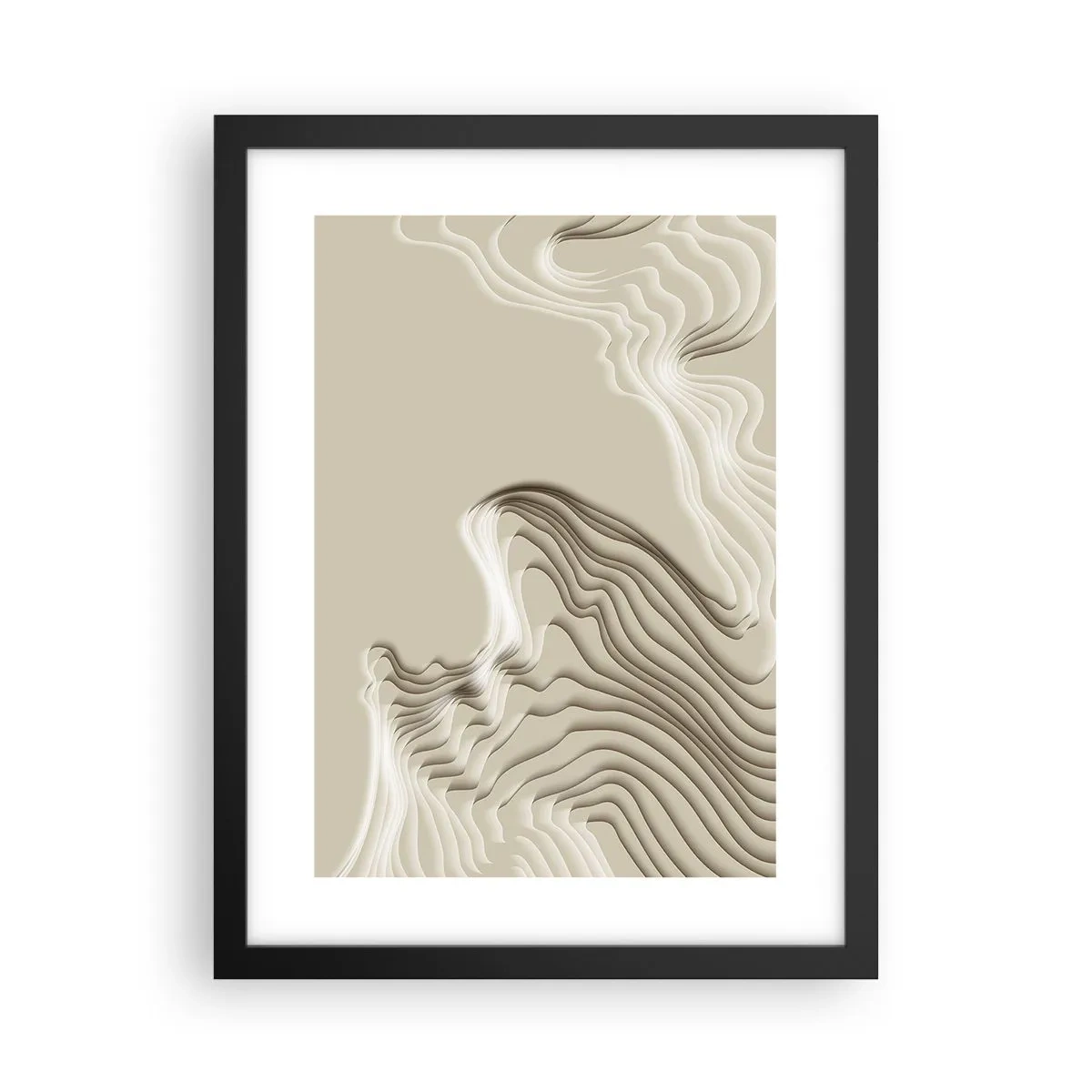 Plagát v čiernom ráme - Topografia umenia - 30x40 cm