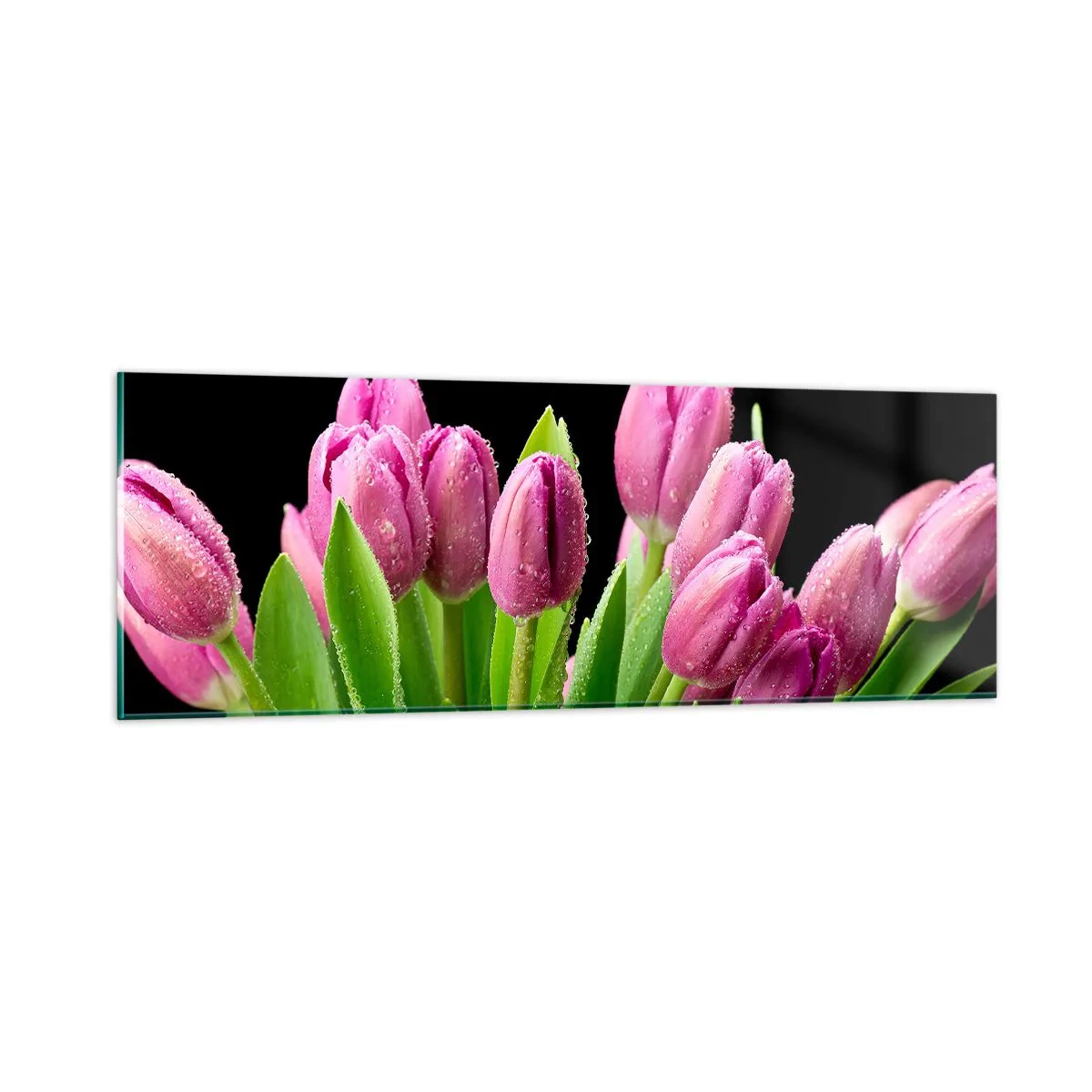Obraz na skle - Ľaliové potešenie jari - 90x30 cm