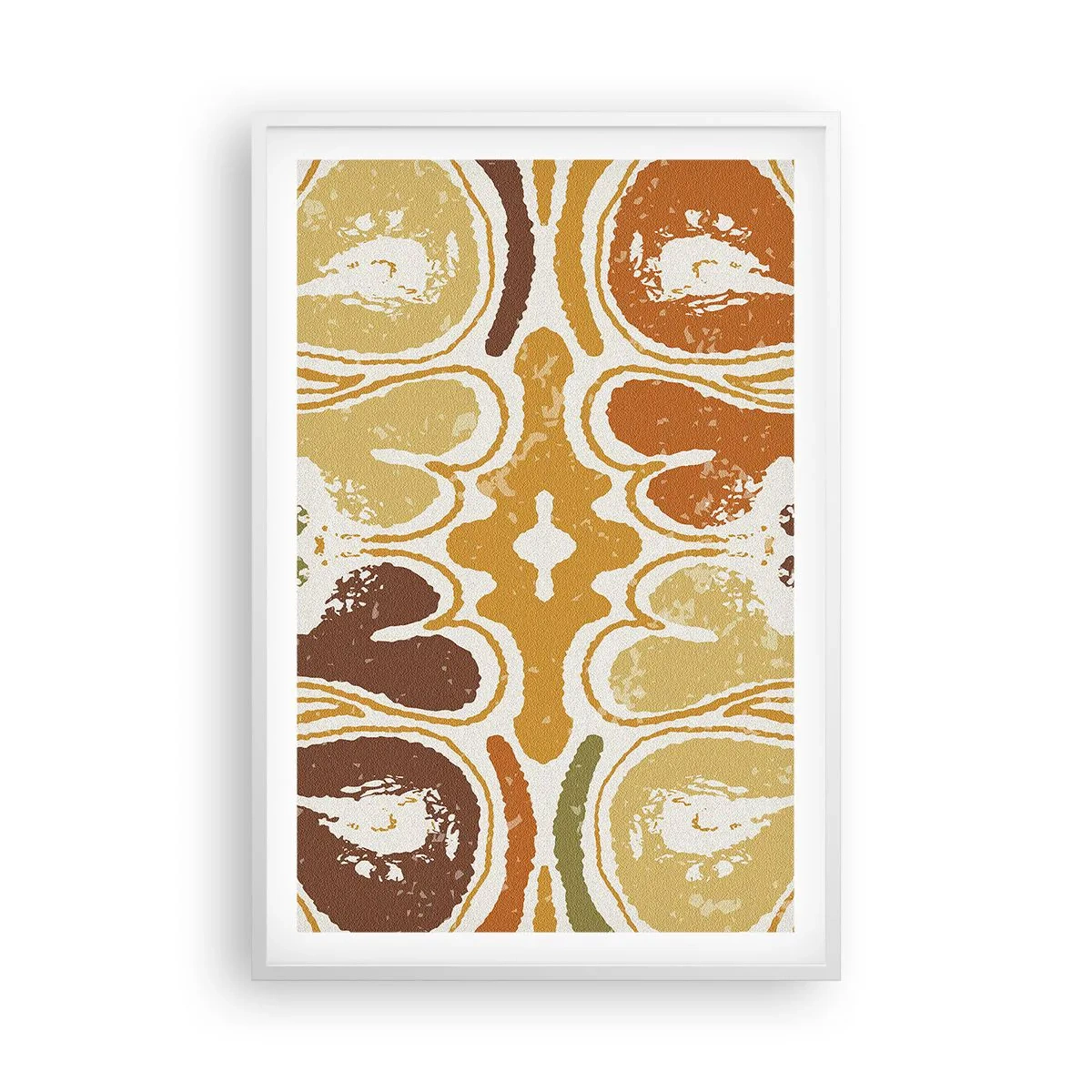 Plagát v bielom ráme - Sentimentálna abstrakcia - 61x91 cm