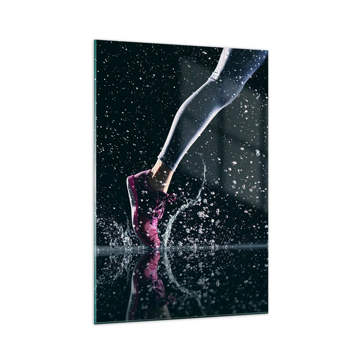 Obraz na skle - Bež ako vietor - 70x100 cm