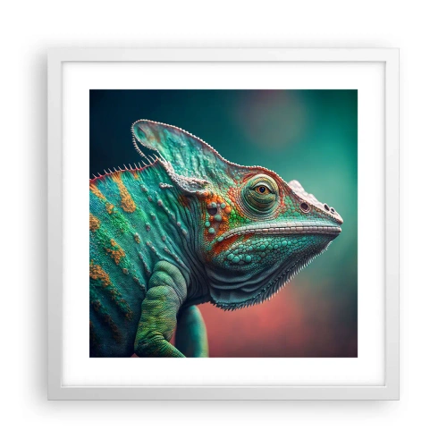 Plagát v bielom ráme - Vidíš ma? To nie je dobre… - 40x40 cm