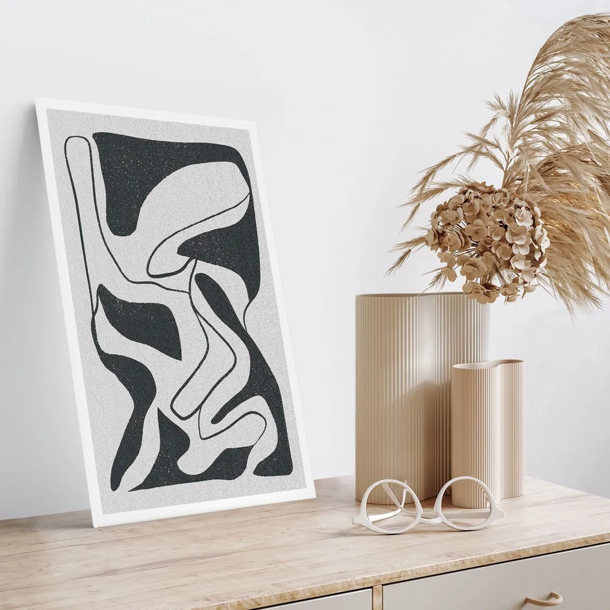 Plagát - Abstraktná hra v labyrinte - 50x70 cm