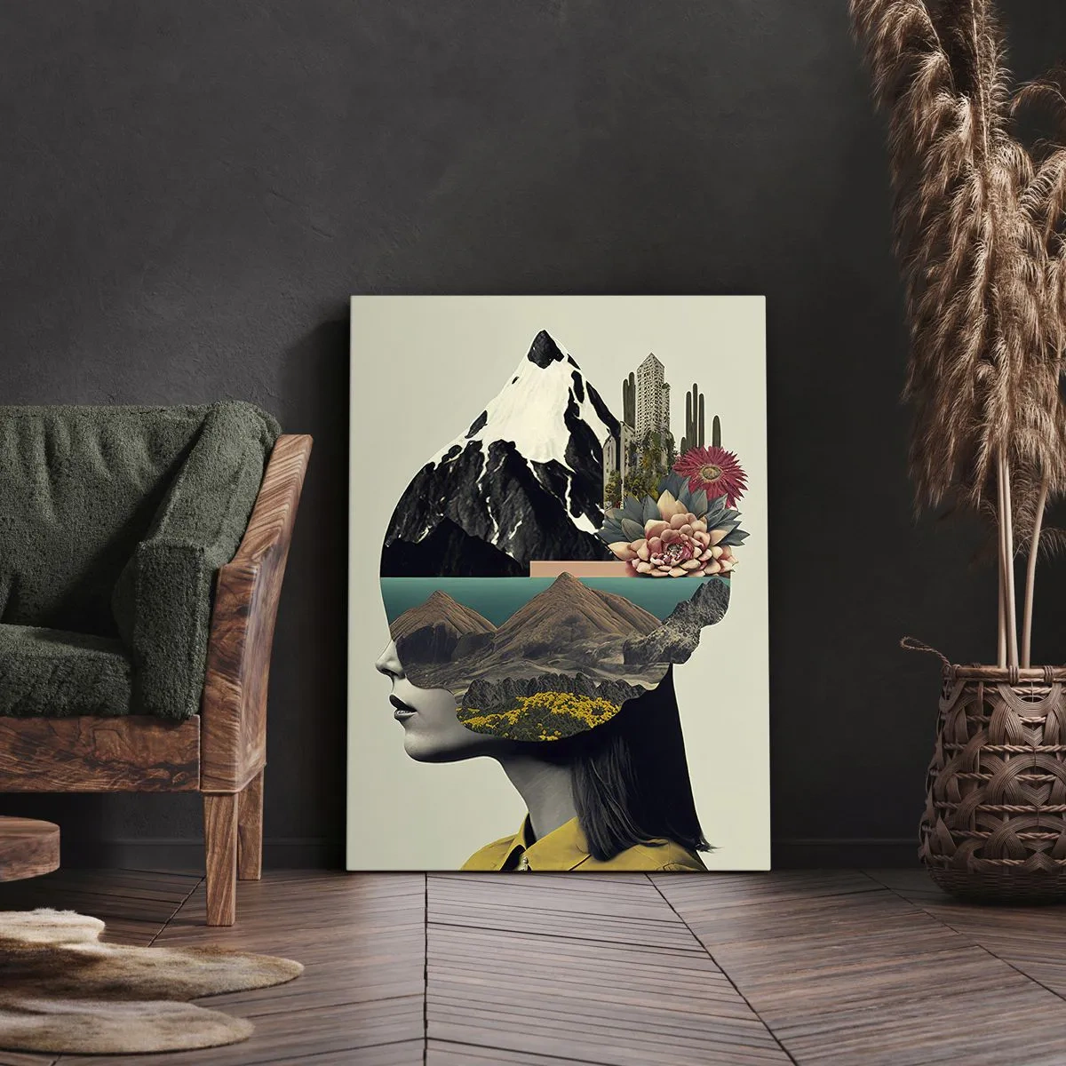 Obraz na plátne - Žena – vždy tajomstvo - 50x70 cm