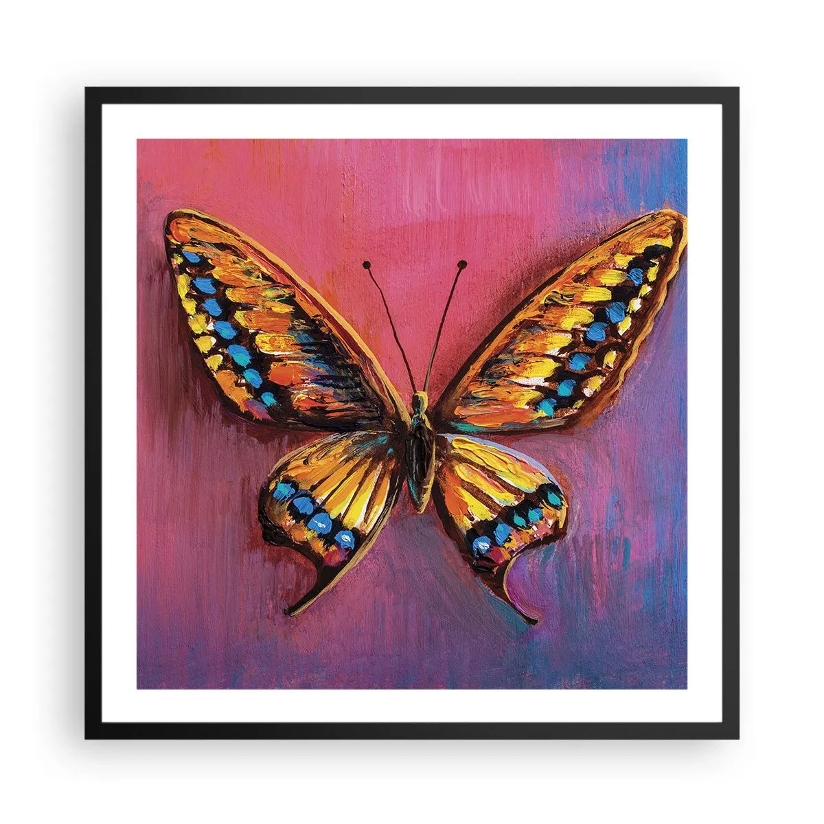 Plagát v čiernom ráme - Klenot prírody - 60x60 cm