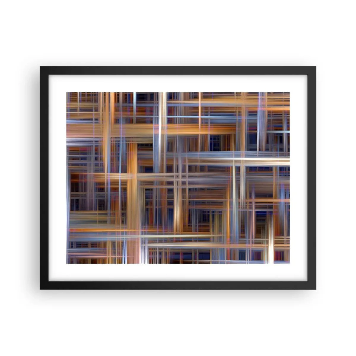 Plagát v čiernom ráme - Utkané zo svetla - 50x40 cm