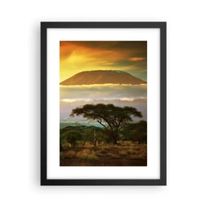 Plagát v čiernom ráme - Sen cestovateľa - 30x40 cm