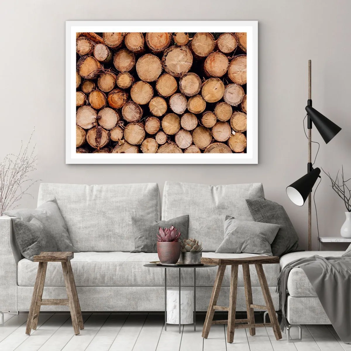 Plagát v bielom ráme - Nový začiatok - 70x50 cm