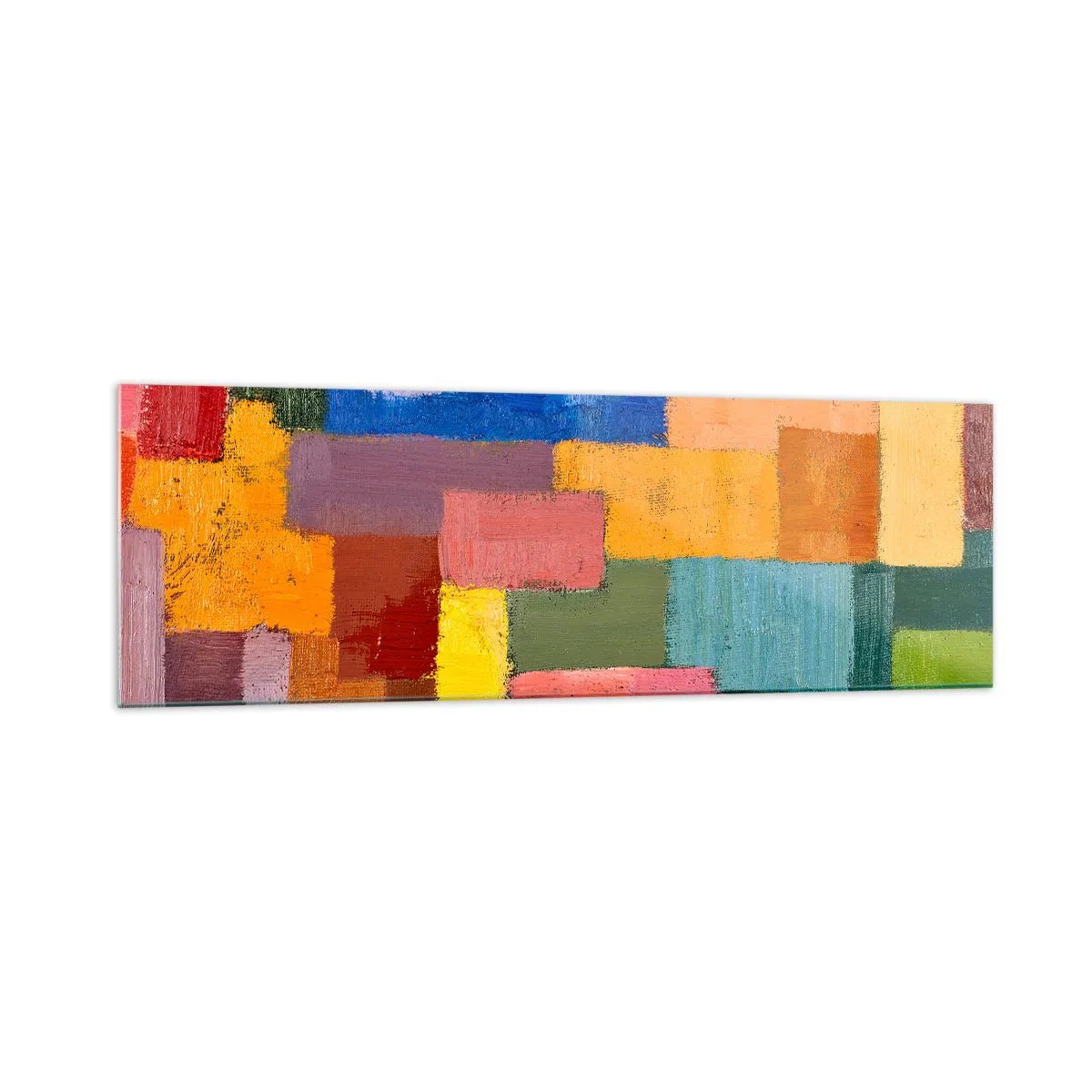 Obraz na skle - Každý iný, všetky farebné - 160x50 cm