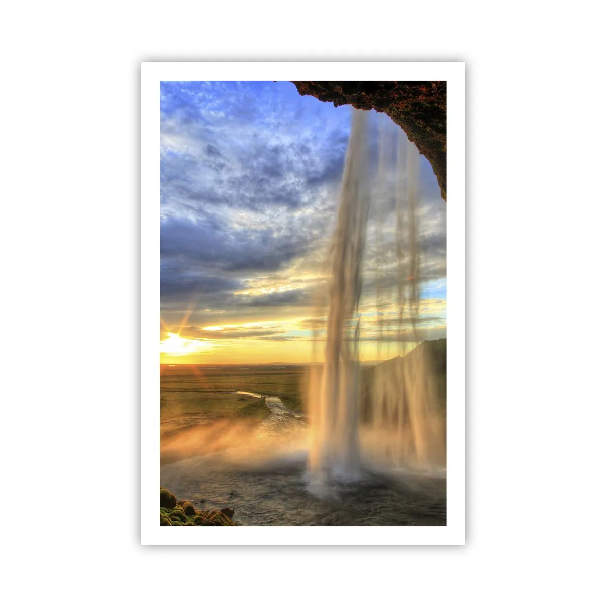 Plagát - Svet za závojom kvapiek  - 61x91 cm