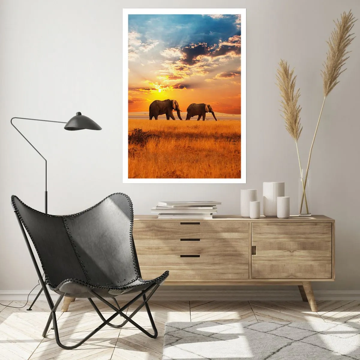 Plagát - Rodinná prechádzka - 50x70 cm