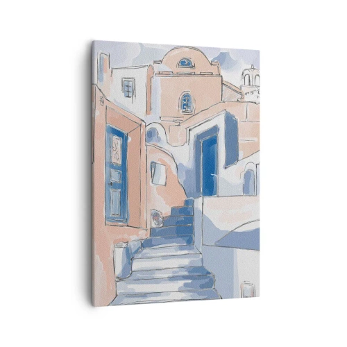 Obraz na plátne - Exotické mesto - 50x70 cm