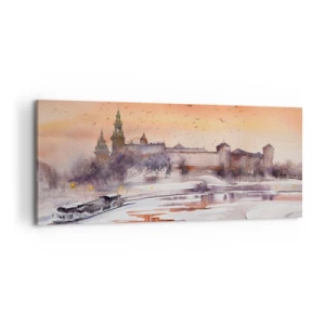 Obraz na plátne - Kráľovský západ slnka - 120x50 cm