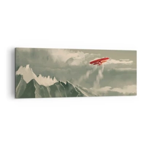 Obraz na plátne - Nebojácny priekopník - 140x50 cm