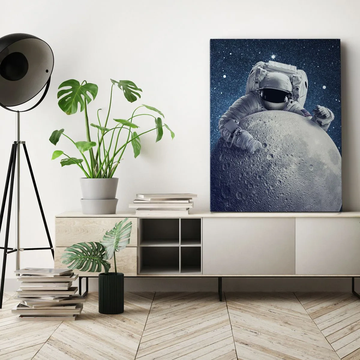 Obraz na plátne - Vesmírny vtipkár - 55x100 cm