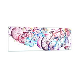 Obraz na skle - Zjazd Antimoto klubu - 90x30 cm