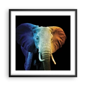 Plagát v čiernom ráme - Excentrický muž, avšak nie podivín - 50x50 cm