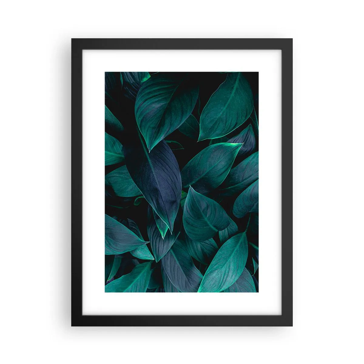 Plagát v čiernom ráme - Zeleň sama o sebe - 30x40 cm
