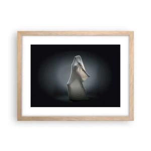 Plagát v ráme zo svetlého duba - Skryté túžby - 40x30 cm