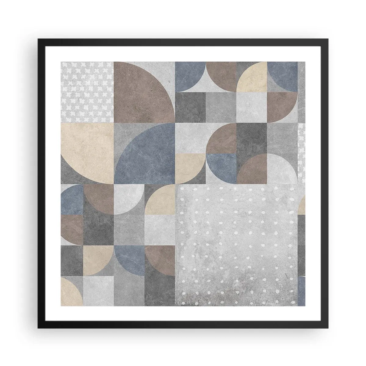 Plagát v čiernom ráme - Keramická fantázia - 60x60 cm
