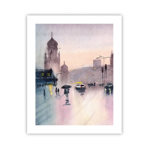 Plagát - V daždivom opare - 40x50 cm