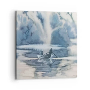 Obraz na plátne - Rybári vo svojom raji - 70x70 cm