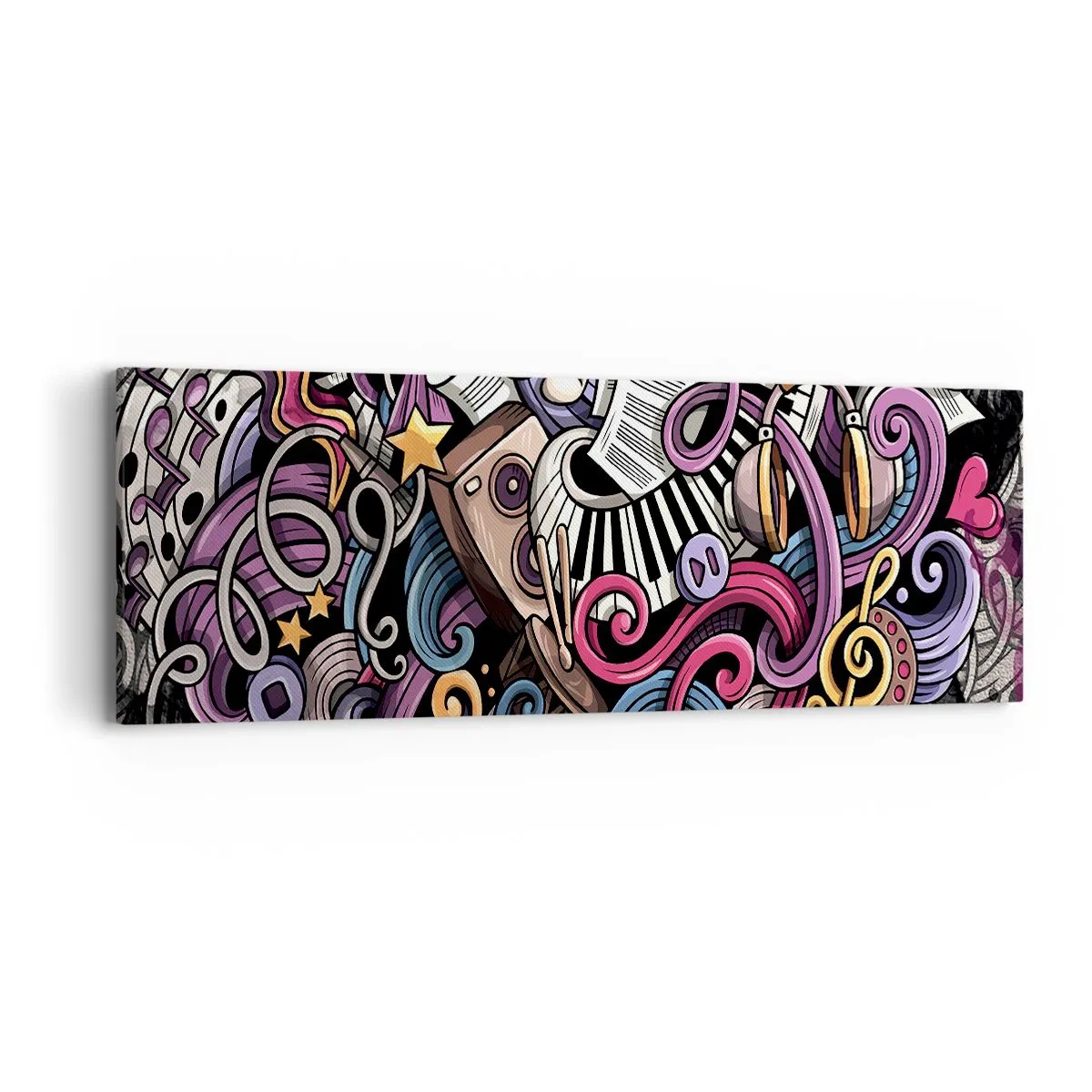 Obraz na plátne - Komplikovaná melódia - 90x30 cm