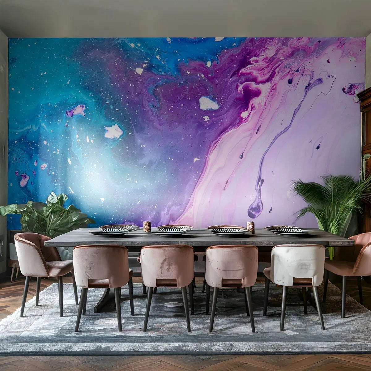 Fototapeta Standard Eco - Yin a yang - Abstrakcia, Kus, Maľovanie - 500x350 cm