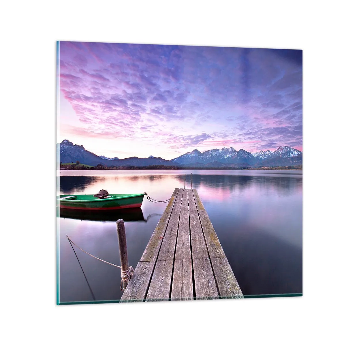 Obraz na skle - Priateľské ticho - 50x50 cm