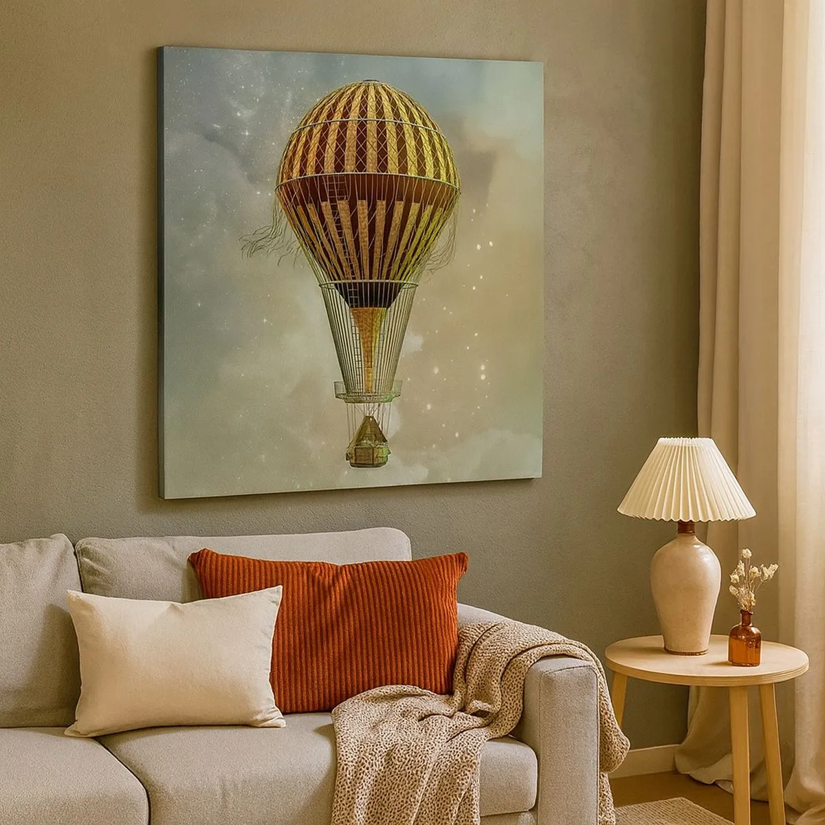 Obraz na plátne - Priekopnícke lety - 30x30 cm