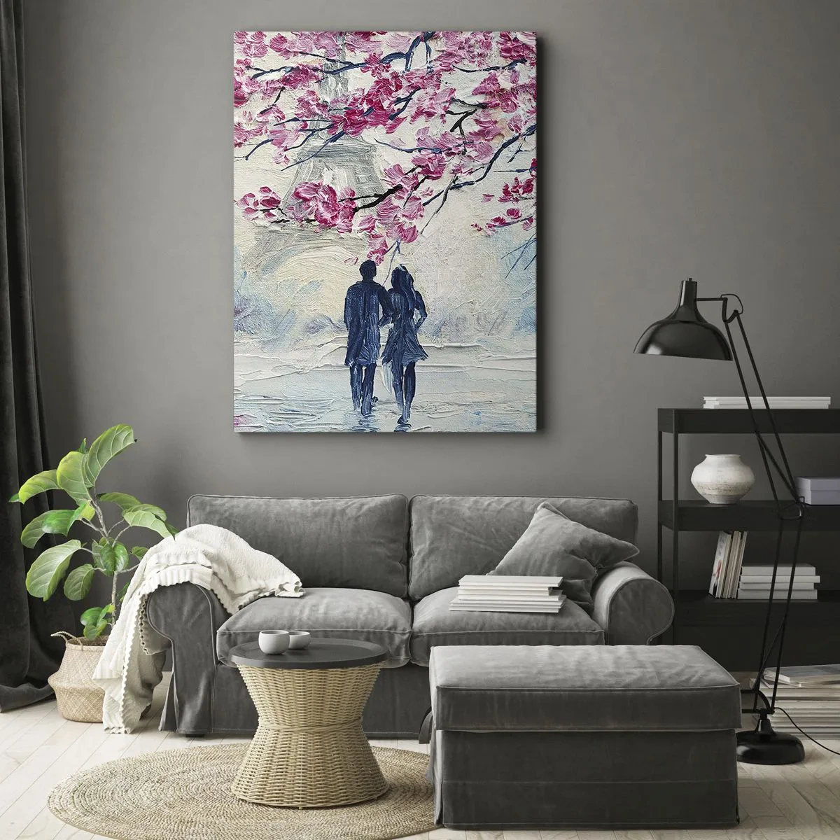 Obraz na plátne - Romantická prechádzka - 50x70 cm