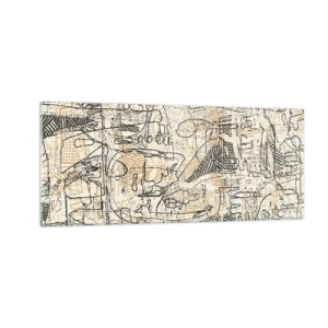 Obraz na skle - Čaká na rozlúštenie - 100x40 cm