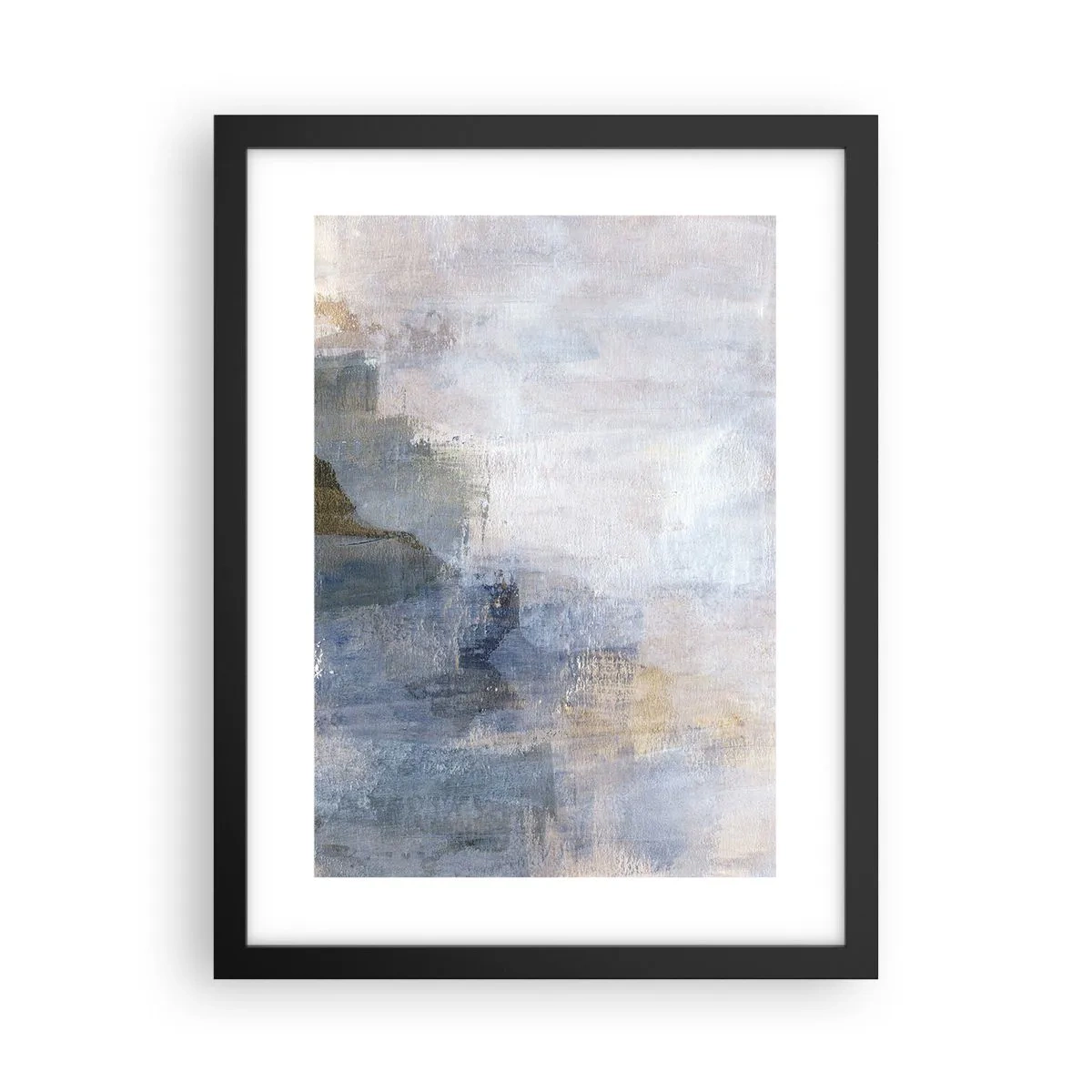 Plagát v čiernom ráme - Tóny a akordy farieb - 30x40 cm