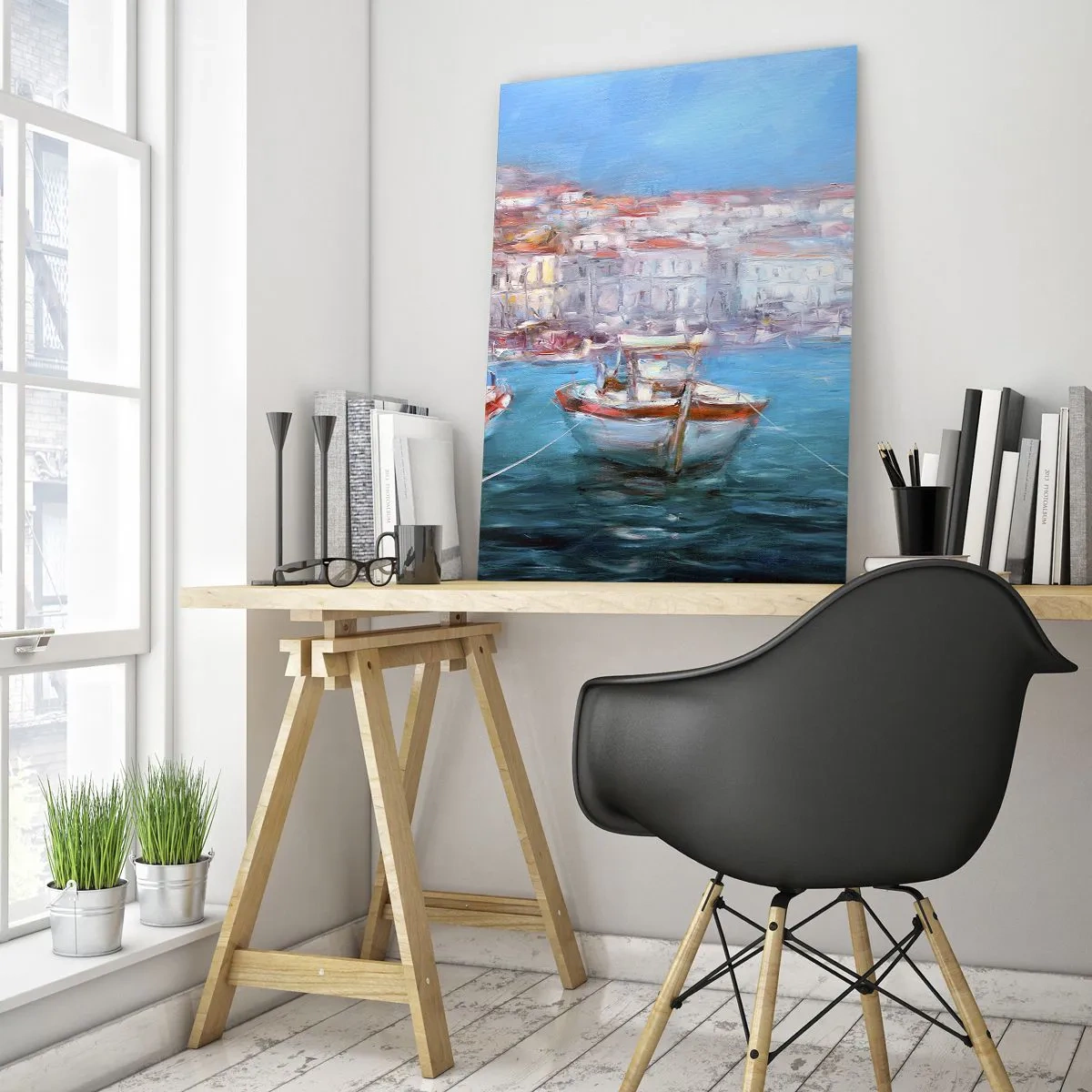 Obraz na skle - Taliansky záliv - 50x70 cm
