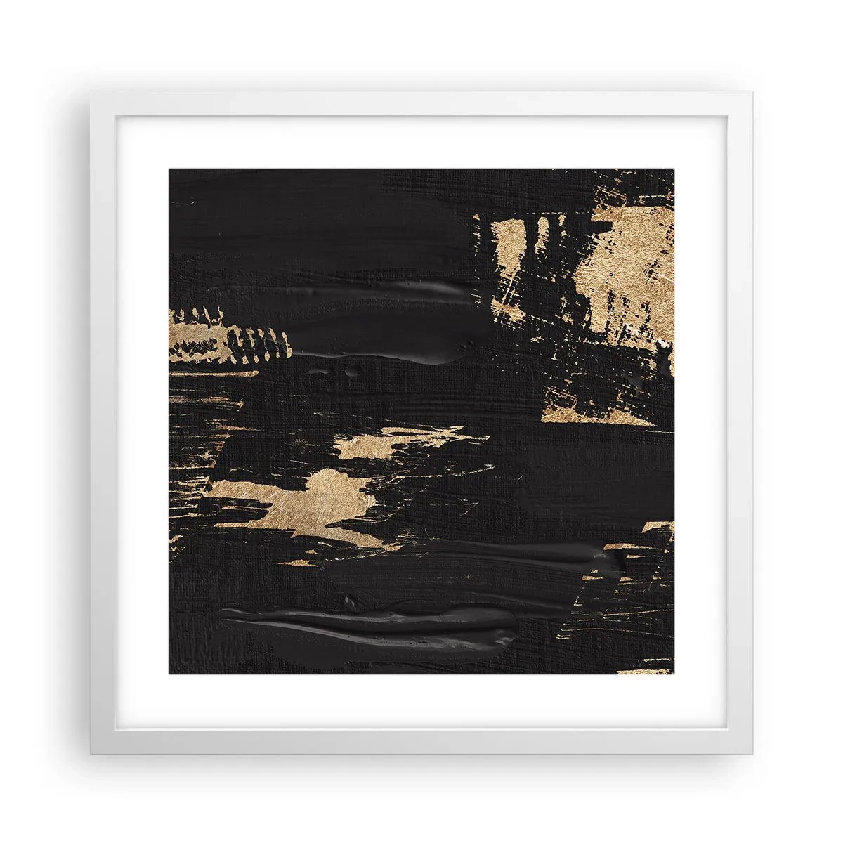 Plagát v bielom ráme - Stopa dotyku - 40x40 cm