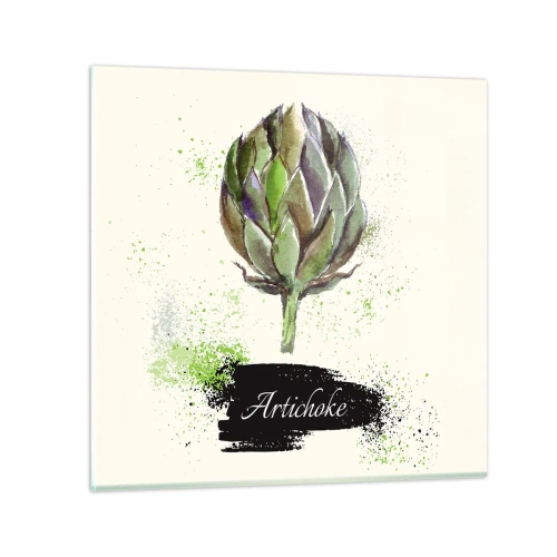 Obraz na skle - Nech žije zelenina! - 70x70 cm