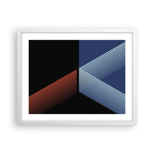 Plagát v bielom ráme - Jednoduchý príbeh - 50x40 cm