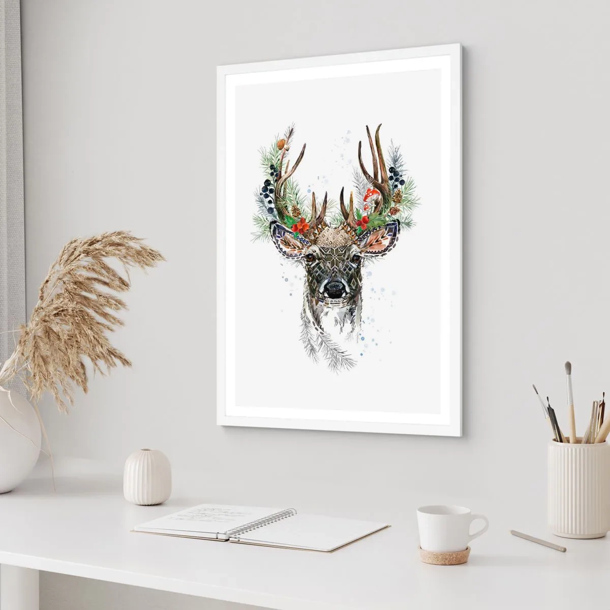 Plagát v bielom ráme - V slávnostnom rúchu - 50x70 cm